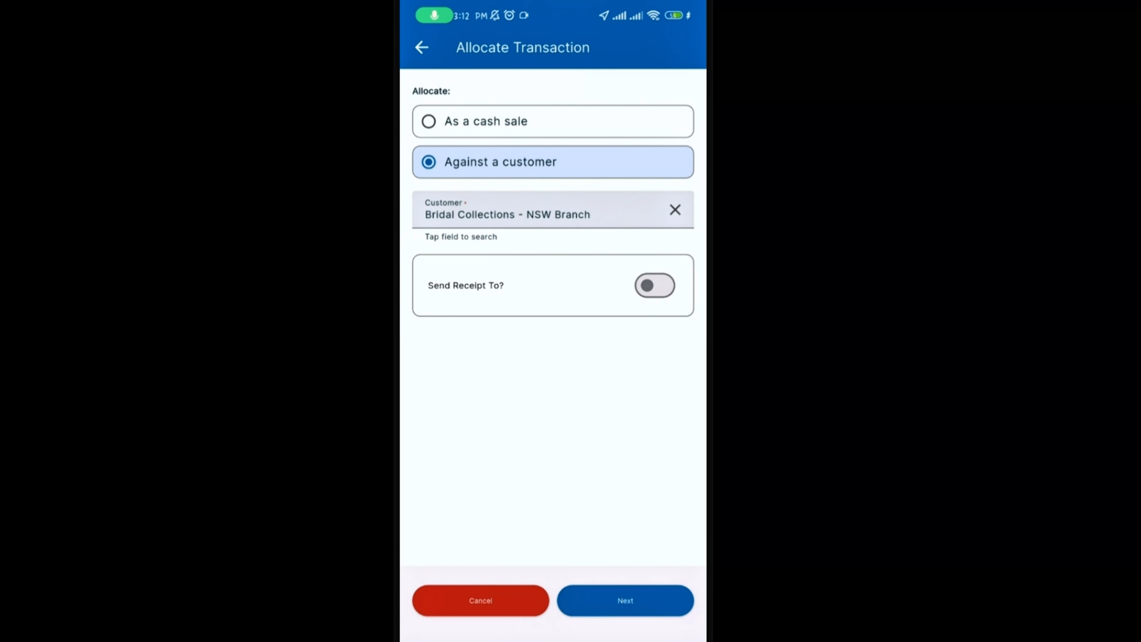Process a Point of Sale Payment - step 4