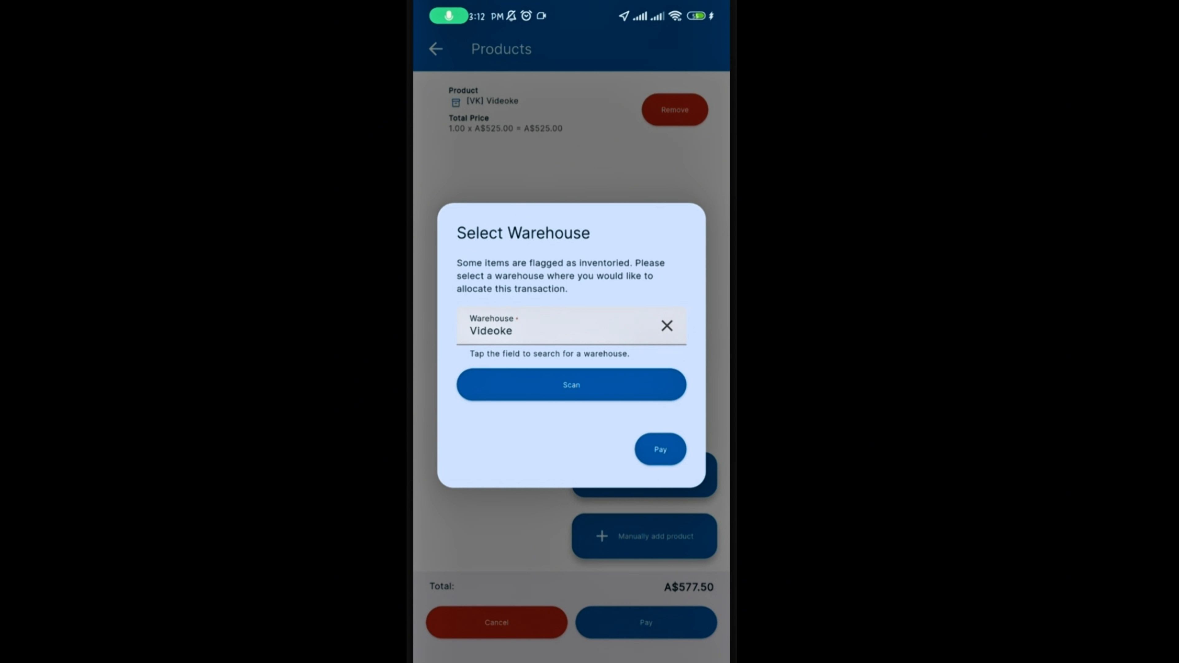 Utiliser le Point de Vente (PDV) dans FieldMagic - Étape 6